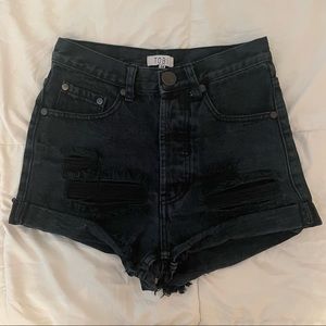 TOBI High waisted denim shorts